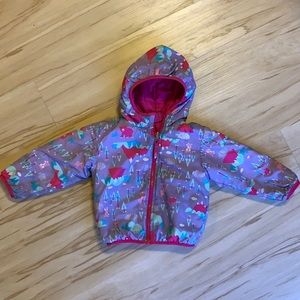 The North Face 18-24M Perrito reversible winter jacket.